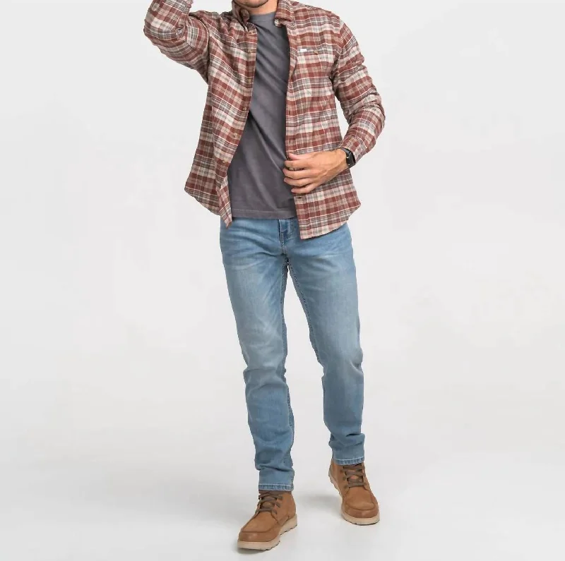 Redmont Flannel Long Sleeve Shirt In Woodsman