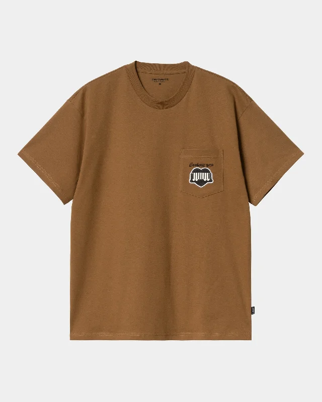 Heart Train Pocket T-Shirt | Hamilton Brown