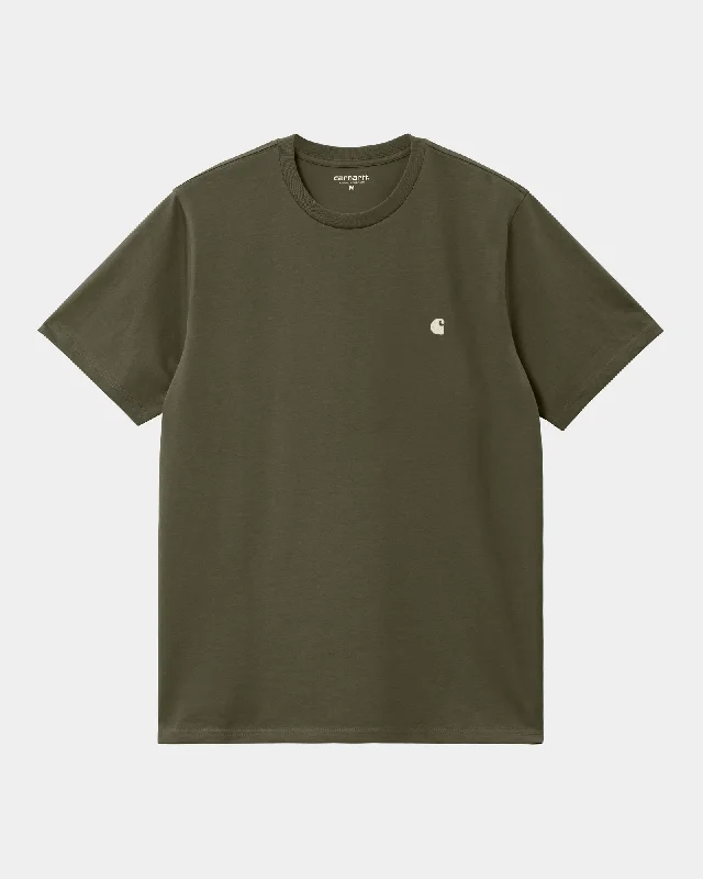 Madison T-Shirt | Office Green / White