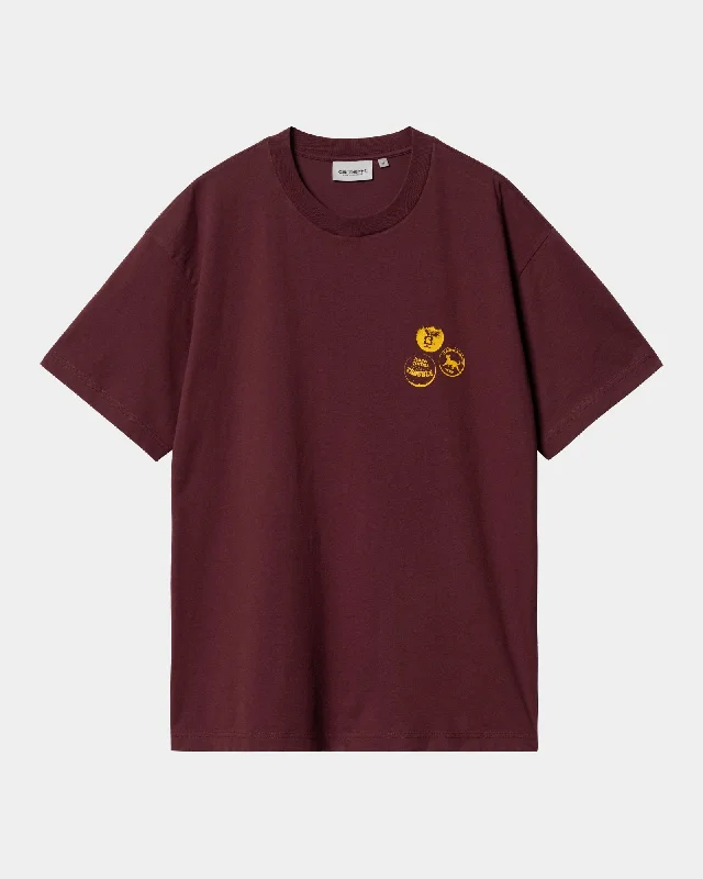 Pins T-Shirt | Malbec / Orange