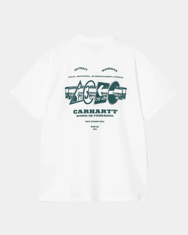 Runaway T-Shirt | White / Malachite