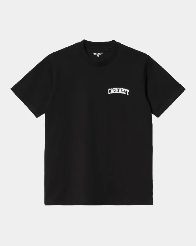 University Script T-Shirt | Black / White