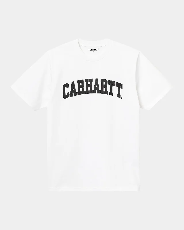 University T-Shirt | White / Black