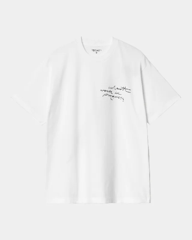 WIP Pencil T-Shirt | White / Black