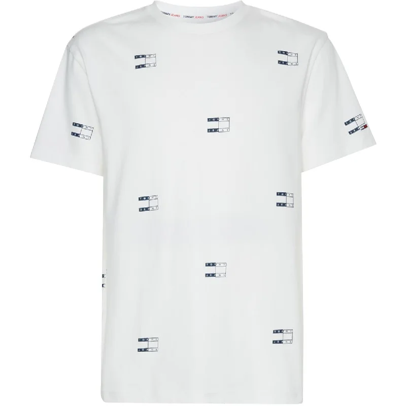 Tommy Jeans Mens Cotton Logo T-Shirt