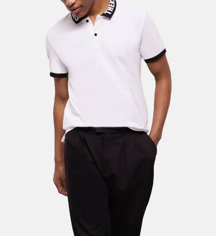 White Logo Polo Shirt