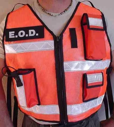 men's vest jackets -Mesh Safety Reflective Vest