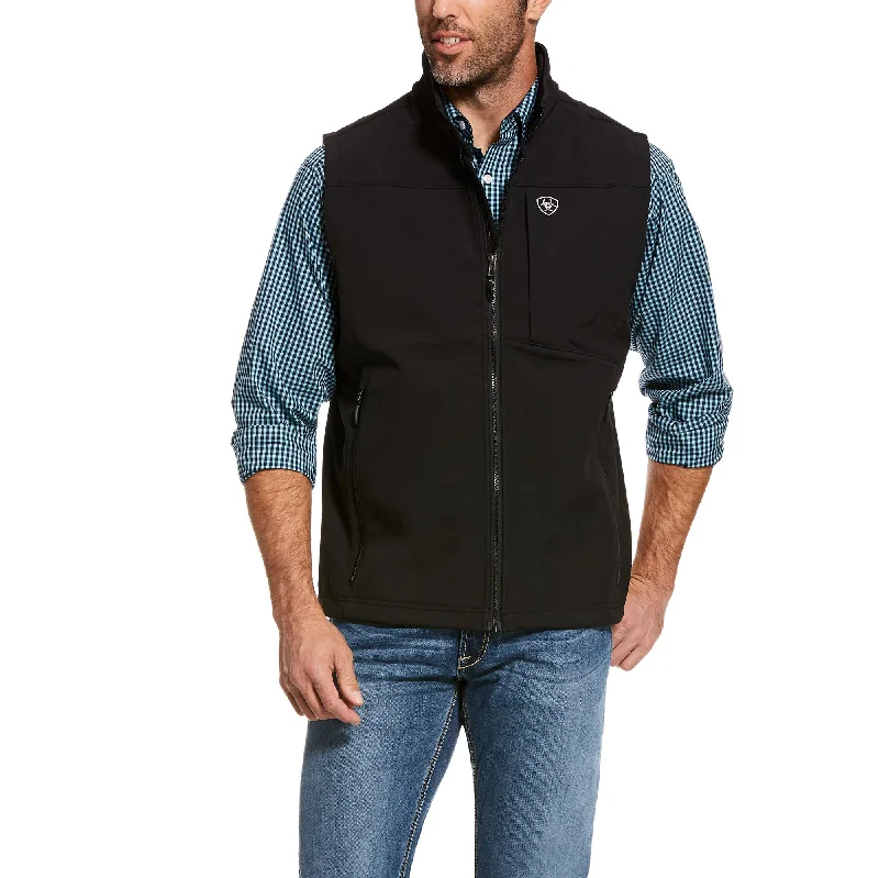 outdoor activity vests for men -Men's Ariat Logo 2.0 Softshell Vest #10028321