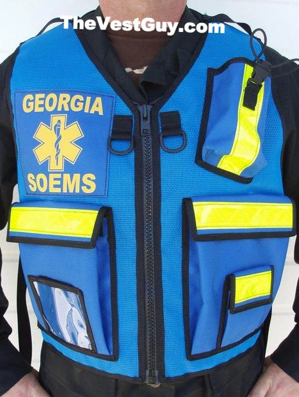 men's waistcoats for layering -Georgia SOEMS Reflective Vest