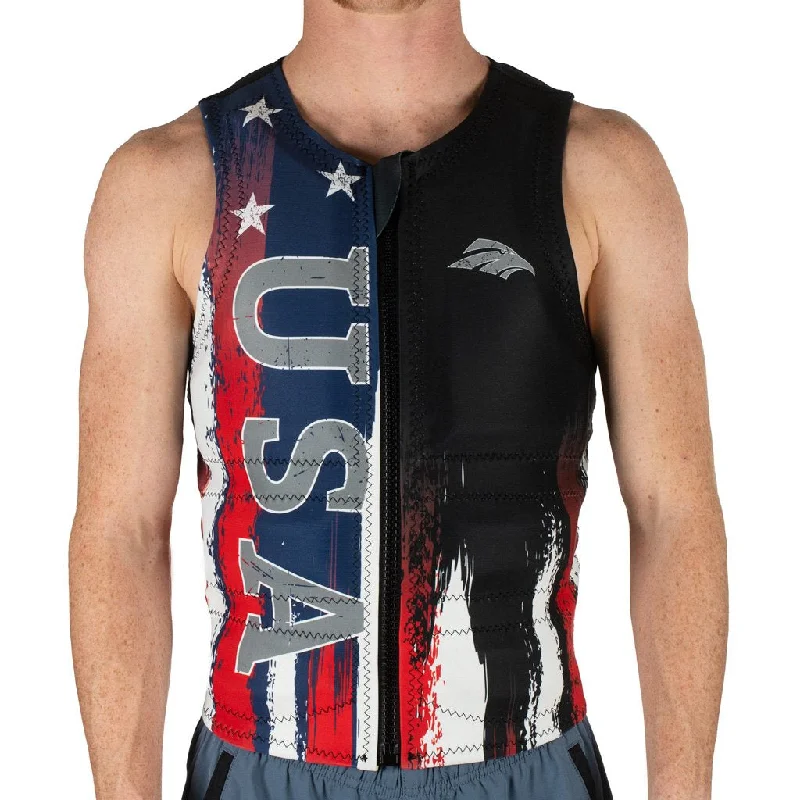 multi-pocket vests for men -Eagle Team USA Vest