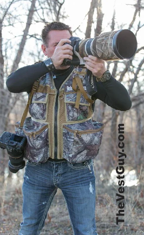 casual outdoor vests for men -The Serengeti Photo Vest