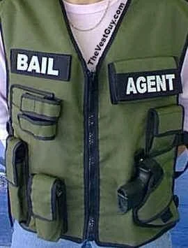 men's cotton vests -Bail Agent Vest