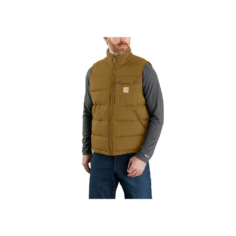 men's zip-up vests -Carhartt - Men's Montana Loose Fit Insulated Vest