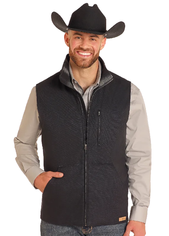 modern waistcoats for men -Men's Powder River Conceal Carry Vest #DM98C04090