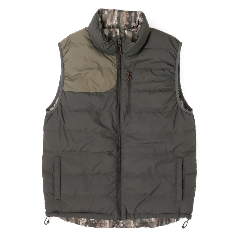 vests for layering for men -Duck Camp DryDown Reversible Vest