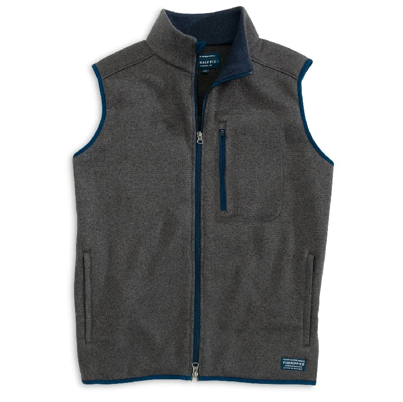 men's waistcoats for layering -Fish Hippie Banyan Fleece Vest