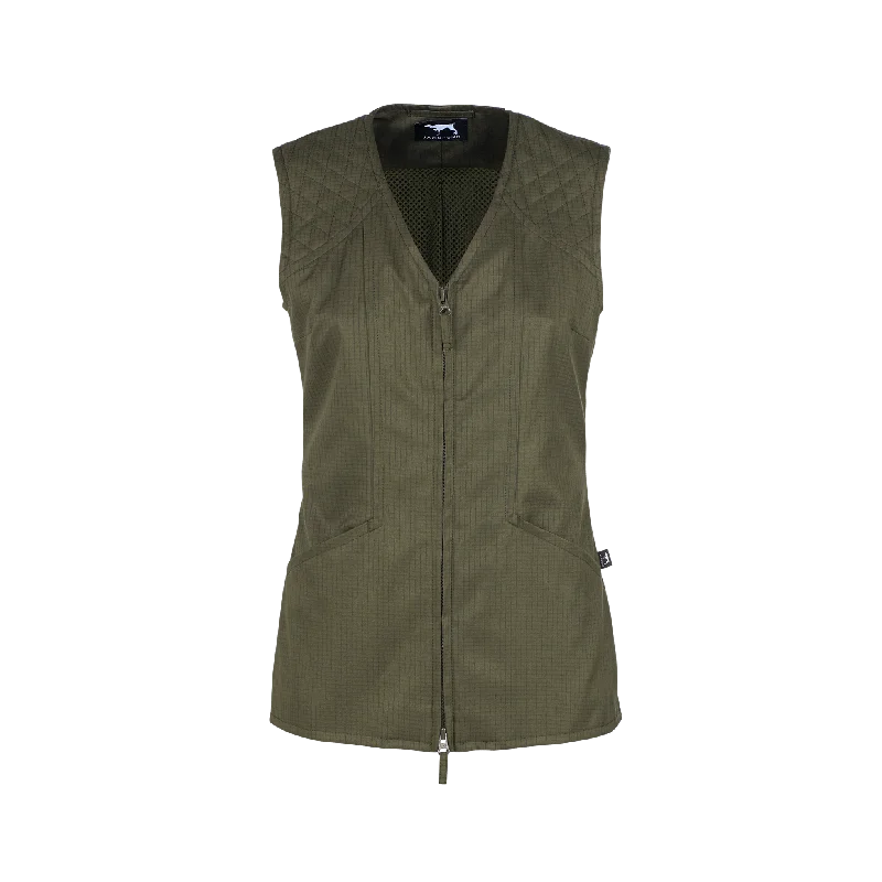 men's quilted waistcoats -Jagdhund Sandling Cotton Shooting Vest