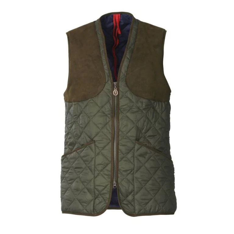 men's long waistcoats -Laksen Men's Lightweight Ludlow Quilted Shooting Vest