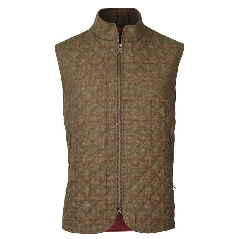 men's trendy waistcoats -Laksen Men's Woolston Quilted Vest