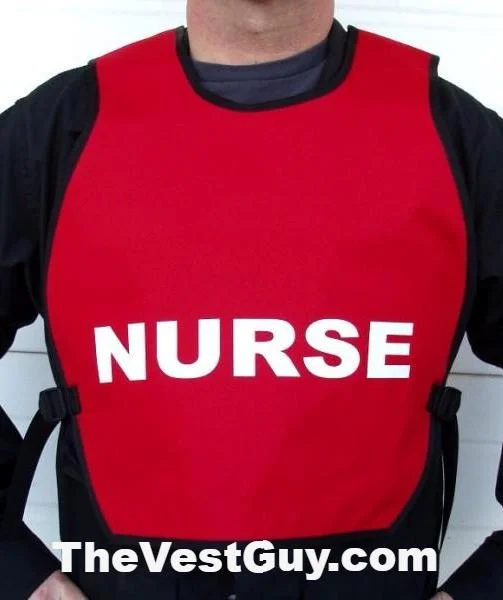 men's formal vest options -Nurse Pullover Safety Vest