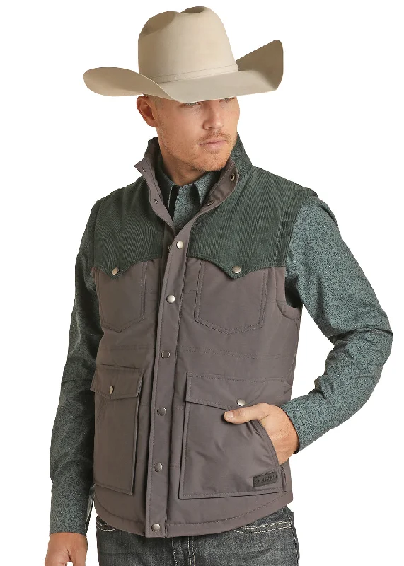 tailored waistcoats for formal occasions -Men's Rock & Roll Cowboy Vest #RRMO98RZWW