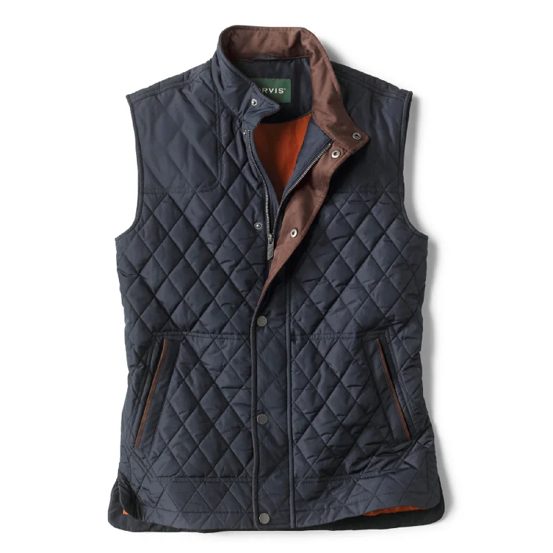 men's formal vests -Orvis Men's RT7 Quilted Vest