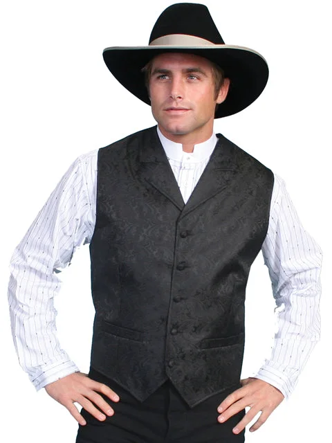 men's reversible vests -Men's Scully Classic Vest #RW093