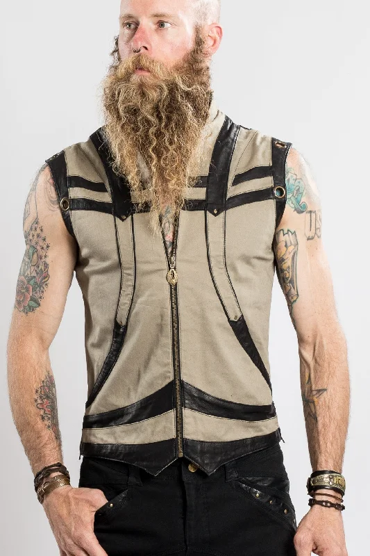 men's vests for summer -Taurid Denim Vest