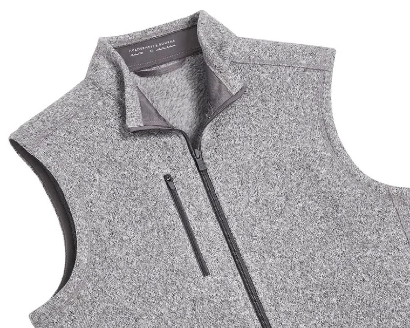 elegant vest jackets for men -The Ashby Vest: Heathered Gray