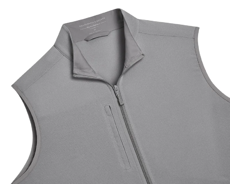 warm vests for men -The Ventura Vest: Gray