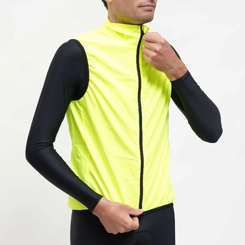 trendy vests for men -Wind Vest Hi-Vis