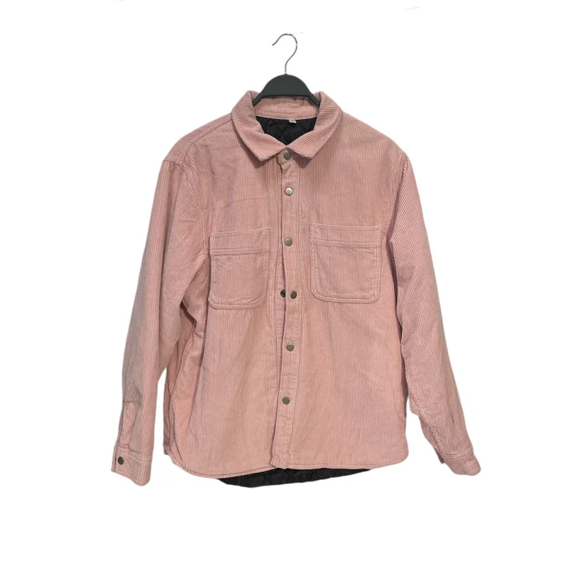 men's stylish coats and jackets -STUSSY/Jacket/M/Cotton/PNK/workwear corduroy