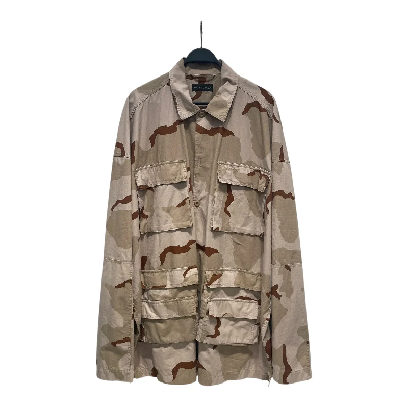 men's lightweight rain jackets -BALENCIAGA/Jacket/43/Cotton/KHK/Camouflage/