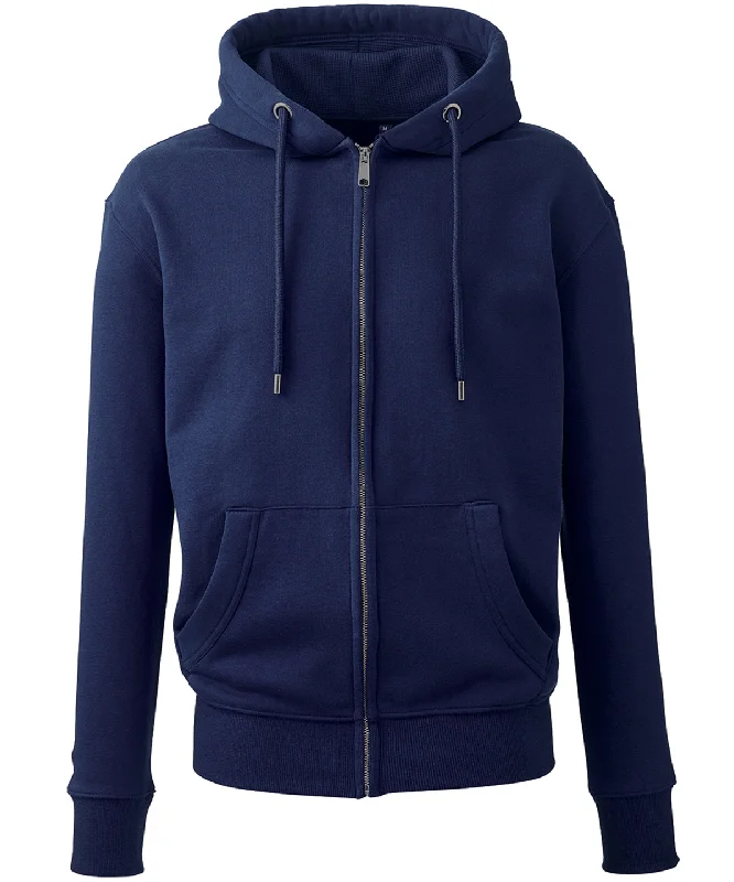 men's hoodies for casual outings -Oxford Navy - Men's Anthem full-zip hoodie