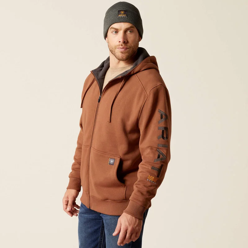 Men's Rebar All-Weather Full Zip Hoodie - Aztec