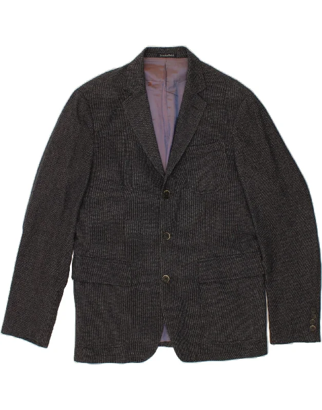 men's stylish puffer jackets -BROOKSFIELD Mens 3 Button Blazer Jacket UK 52 XL Grey