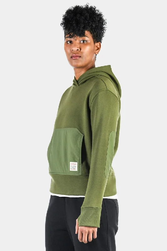 Flagger Fleece Hoodie - Moss Green