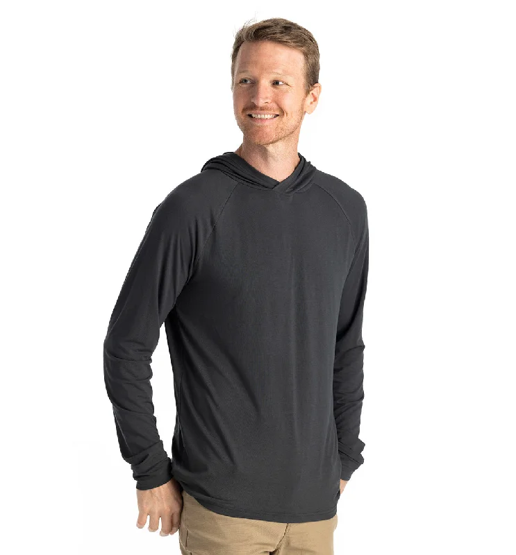 Men's Bamboo Flex Hoodie - Black Sand