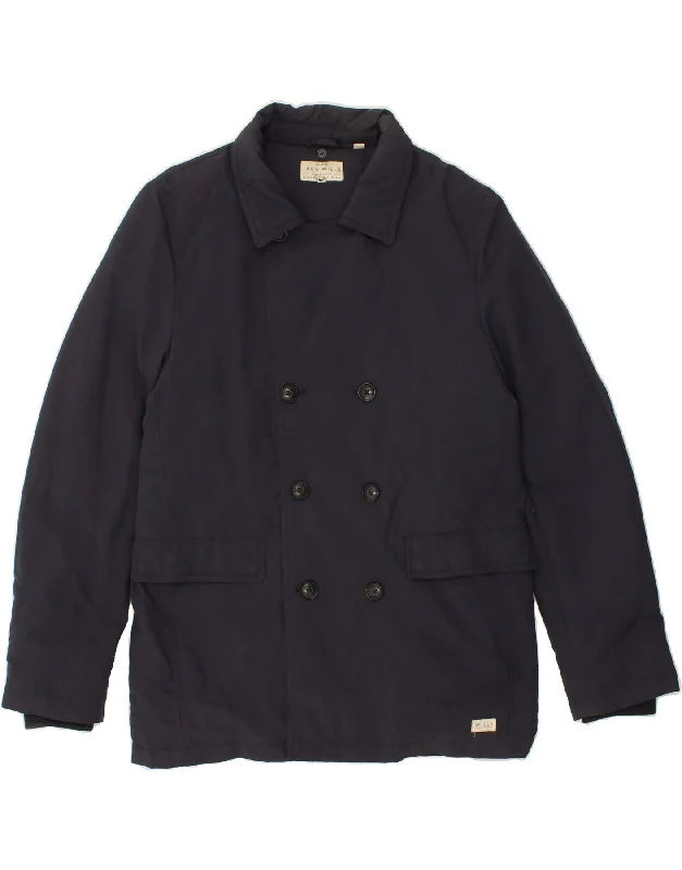 sleek jackets for formal wear -JACK WILLS Mens Utility Jacket UK 40 Large Navy Blue Nylon