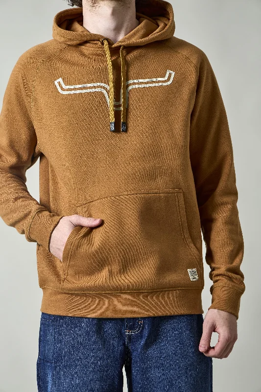 Outlier Printed Hoodie - WW Brown