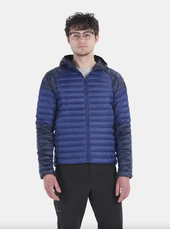 Men's Hype Down Hoodie - Arctic Navy/Twilight Blue