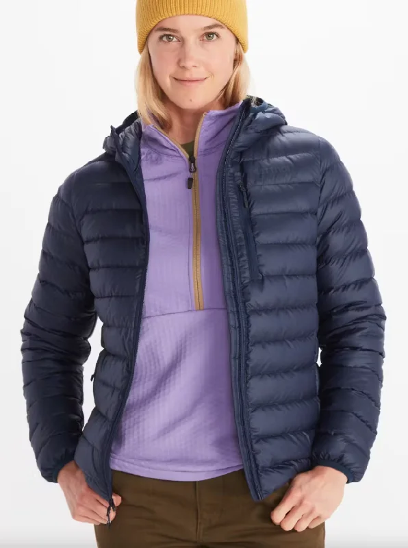 Women's Highlander Down Hoodie - Arctic Navy