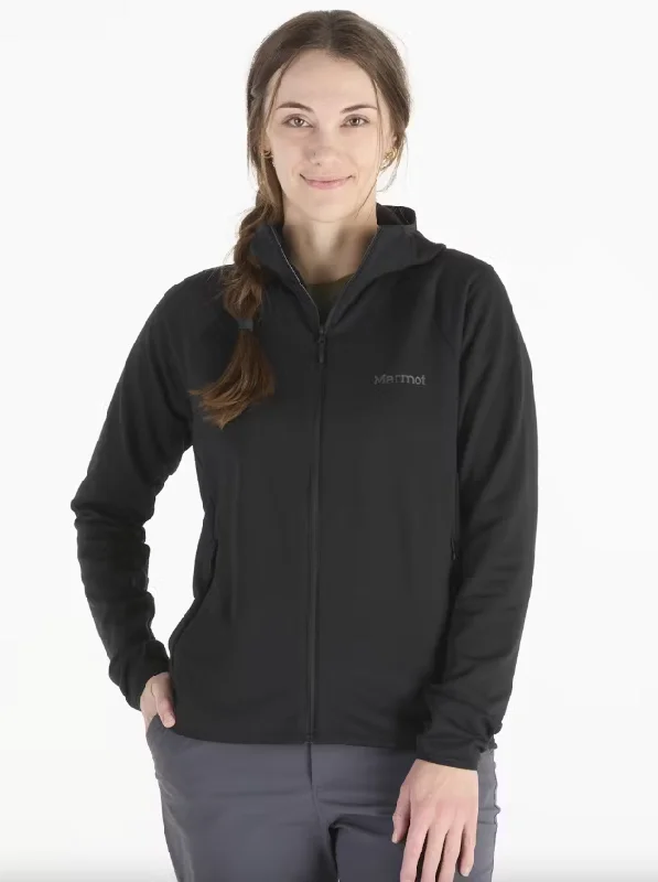 Women's Leconte Full-Zip Fleece Hoodie - Black