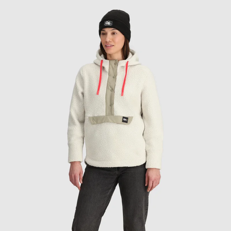 Women's Grayland Fleece Pullover Hoodie - Oyster