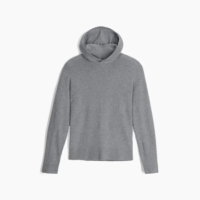 Rockcraft Wool Hoodie - Light Pewter Heather