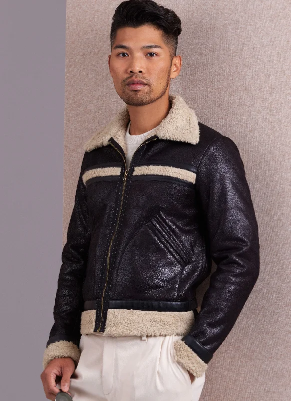 men's leather jackets -men's hoodies for winter -Vogue Sewing Pattern 1995 Men's Jackets