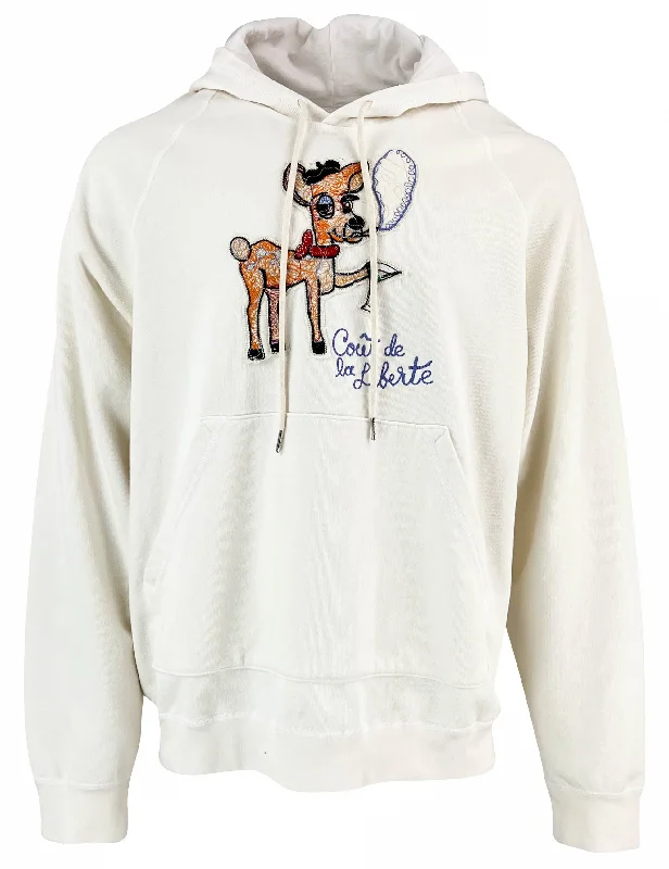 Coût De La Liberté Diddy Hoodie in Vintage Off White