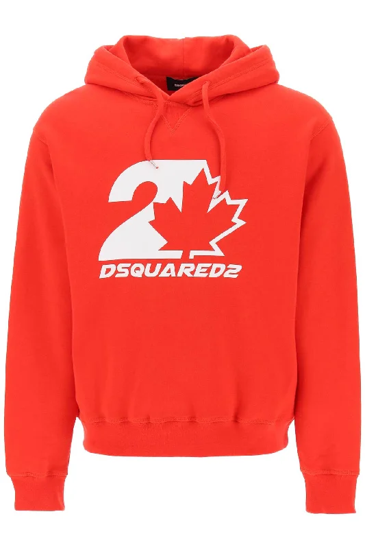 Dsquared2 printed hoodie