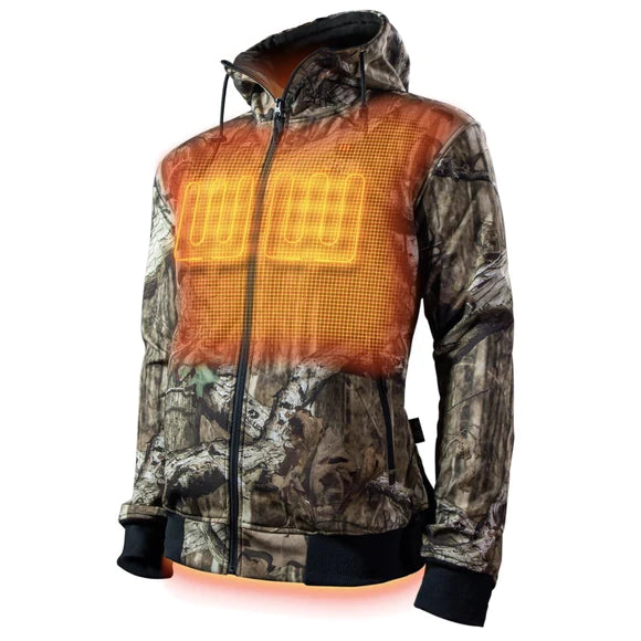 Men's Shadow Heated Hunting Hoodie - Mossy Oak Camo