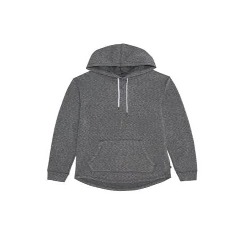 zip-up sweatshirts for men -Levi's Men's Cash Textured Fleece Hoodie Sweatshirt Gray Size Medium